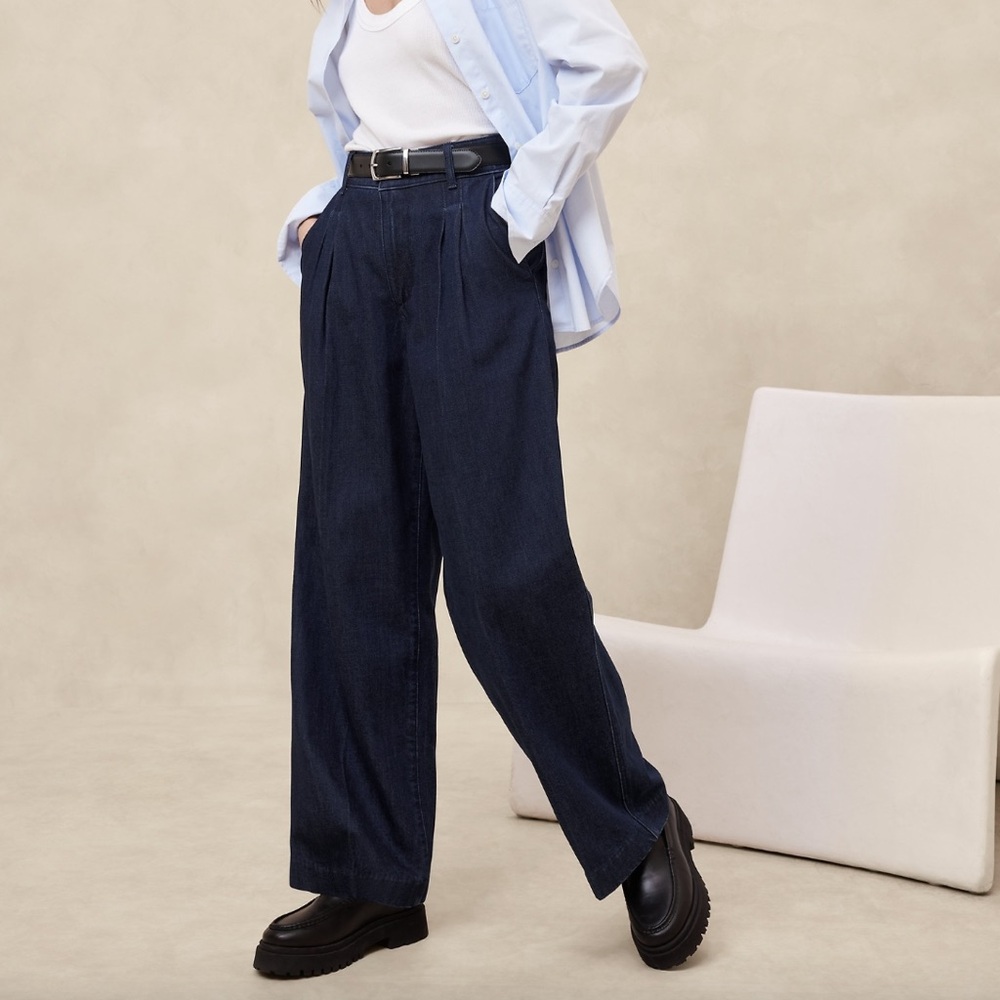 Banana Republic Luxe high-rise trouser jean